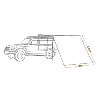 OZtrail Blockout Awning Front Wall 2.0 m image