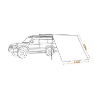 OZtrail Blockout Awning Front Wall 2.5 m image