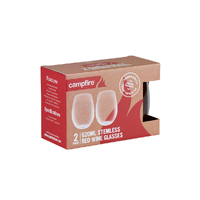 Campfire Tritan Stemless Red Wine Glass - 620 ml - 2 Pack image