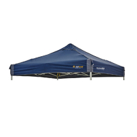OZtrail Blockout Deluxe Gazebo Canopy 2.4 x 2.4 - Blue image