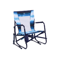 GCI Outdoor Beach Rocker - Beach Wave Blue image