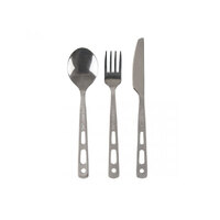 LifeVenture Stainless Steel Knife, Fork and Spoon Set image