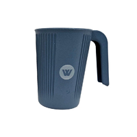 Wildtrak Wheat Straw Cup - 330ml - Blue image