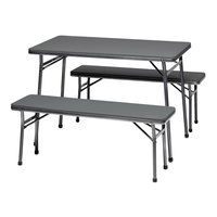 Coleman 3 Piece Folding Table and Bench Set image