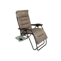 OZtrail Sun Lounger Brampton Double Padded with Side Table image