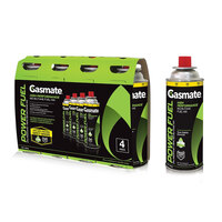 Gasmate 220G Power Fuel Iso-Butane Canisters 4 Pack image