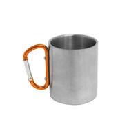 Kiwi Camping Stainless Steel Mug with Carabiner Handle image