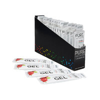 PURE Fluid Energy Gels 50G - Raspberry Caffeine - Box of 18 image
