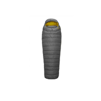 Rab Ascent Pro 400 Down Sleeping Bag - Granite - LH Zip image