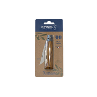 Opinel Traditional Classic No.08 Pocket Knife - Olive Wood - Stainless Steel - 8.5 cm image