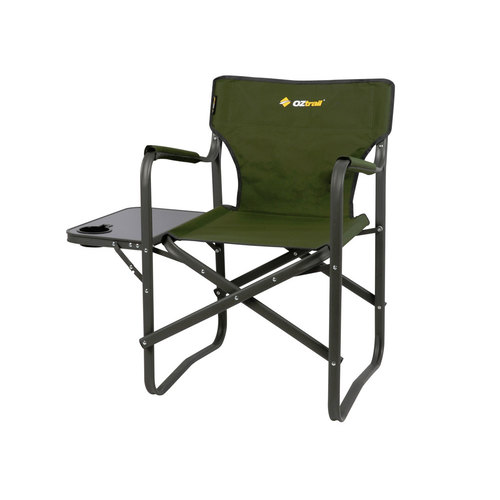 OZtrail Directors Classic Chair with Side Table