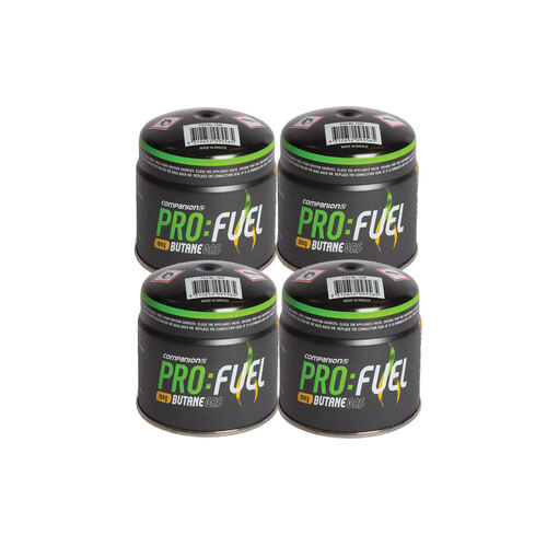 Companion Pro:Fuel Gas Canister 190gm Pierce Type - 4 Pack
