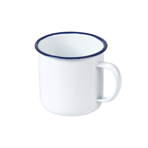 Campfire 12 cm Enamel Mug [Colour: White]
