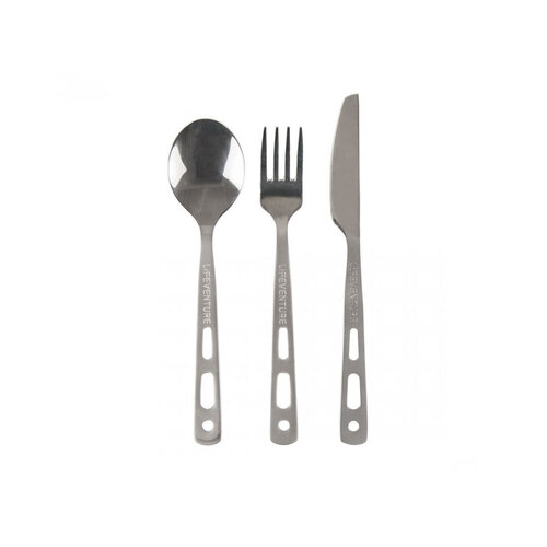 LifeVenture Stainless Steel Knife, Fork and Spoon Set