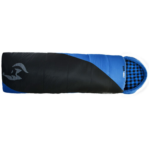Black Wolf Campsite Adults M0 Sleeping Bag [Colour: Blue]