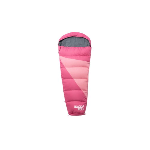 Black Wolf Campsite Kids 0 deg.c Sleeping Bag - Rapture Rose