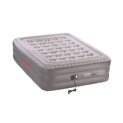 Coleman Queen Double High Airbed with Built In Pump 