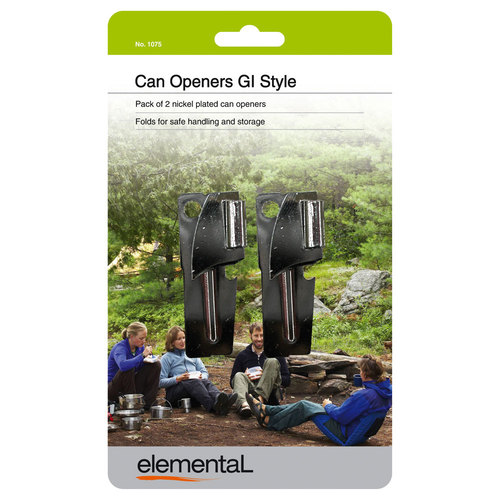 Elemental GI Style Can Openers 2 pk