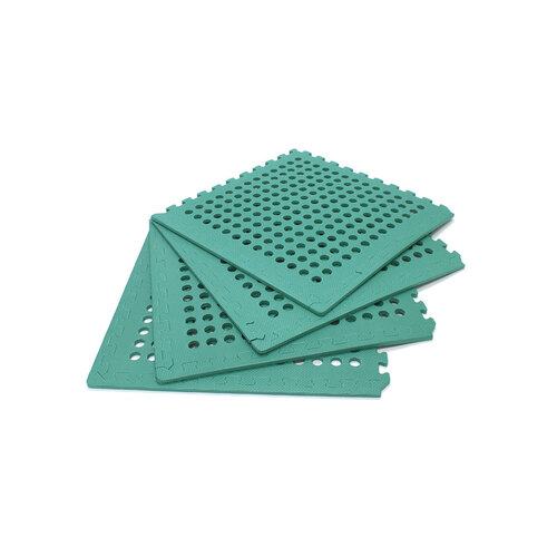 OZtrail Foam Floor Mats - 4 Pack [Colour: Green]