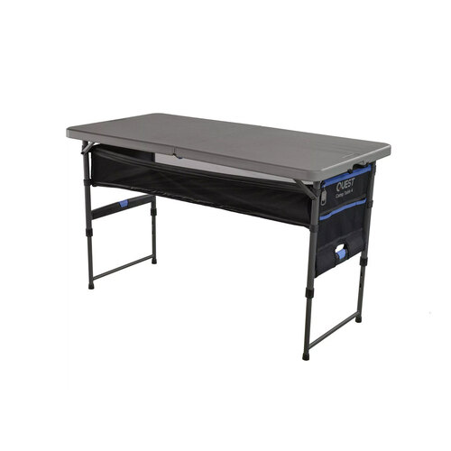 Quest 4 ft Fold in Half Table with Storage