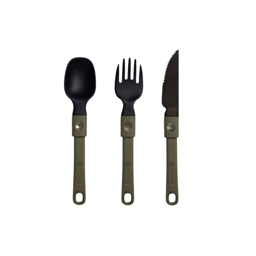 Muns Foldable 3 Piece Polyamide Cutlery Set