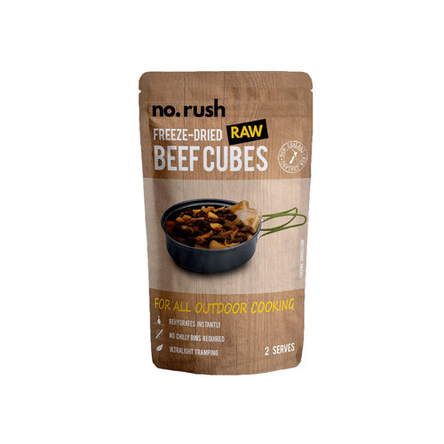 No Rush Freeze Dried Beef Cubes - 60 g - 2 Serve