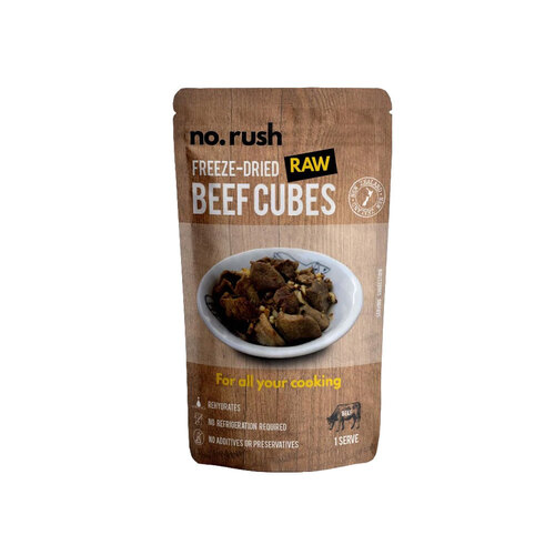 No Rush Freeze Dried Beef Cubes - 30 g - 1 Serve