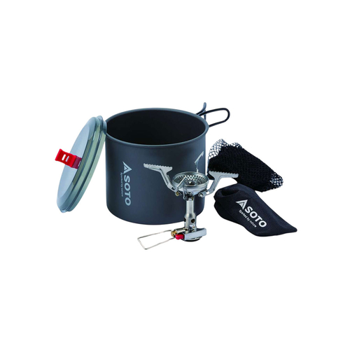 Soto Amicus Gas Stove with Igniter + New River Pot Combo