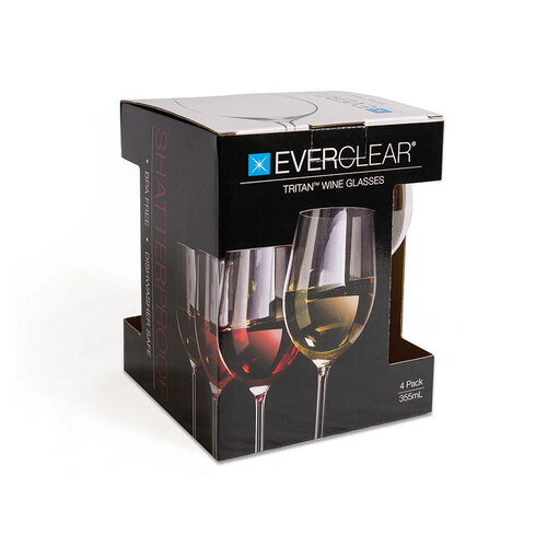 Everclear Tritan Wine Glass - 355 ml - 4 Pack