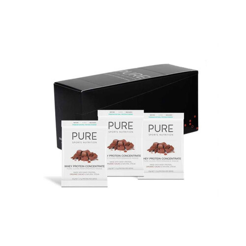 PURE Whey Protein 30G Satchets - Chocolate - Box of 25