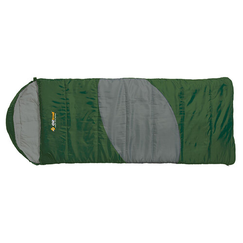 OZtrail Lawson Junior Hooded Sleeping Bag [Colour: Green]