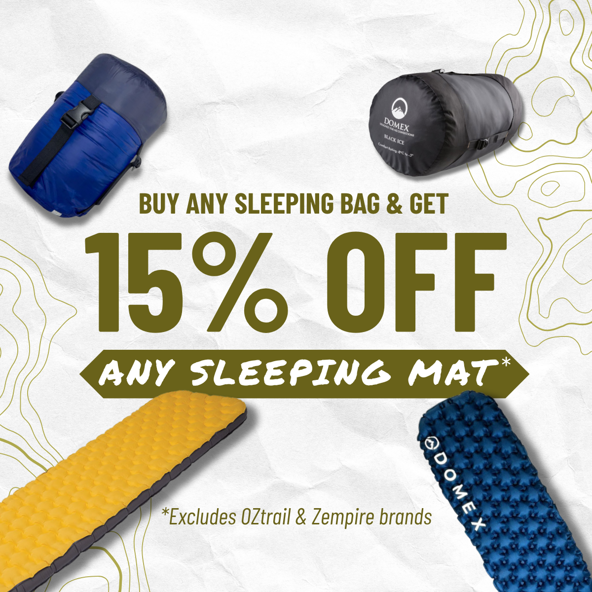 SLEEPING BAGS BUNDLE DEALS